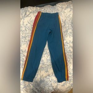 Aviator nation kids sweatpants 5 stripe
